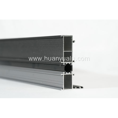 Aluminum sliding door profiles for construction